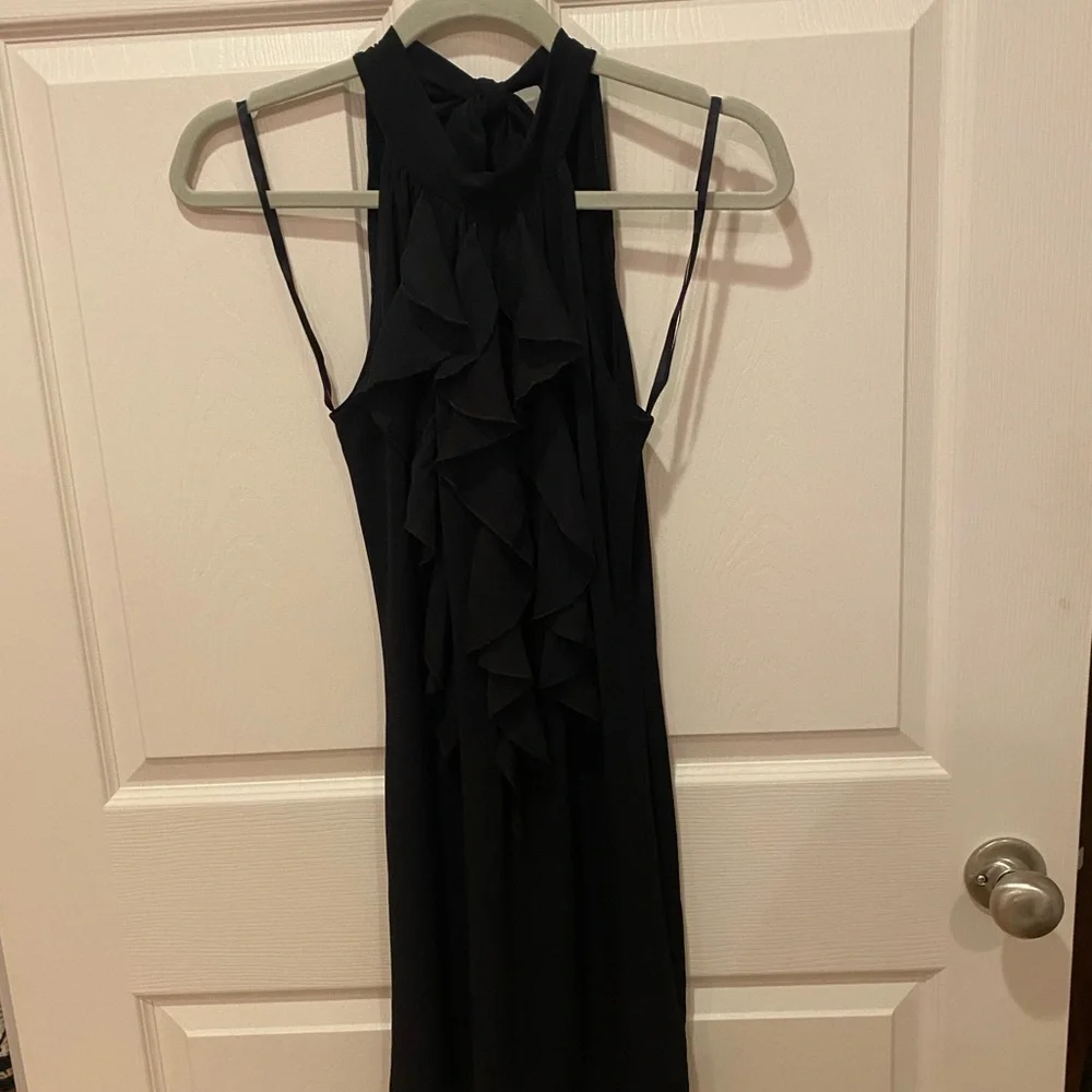 Black Ruffle Dress - Picture 2 of 3